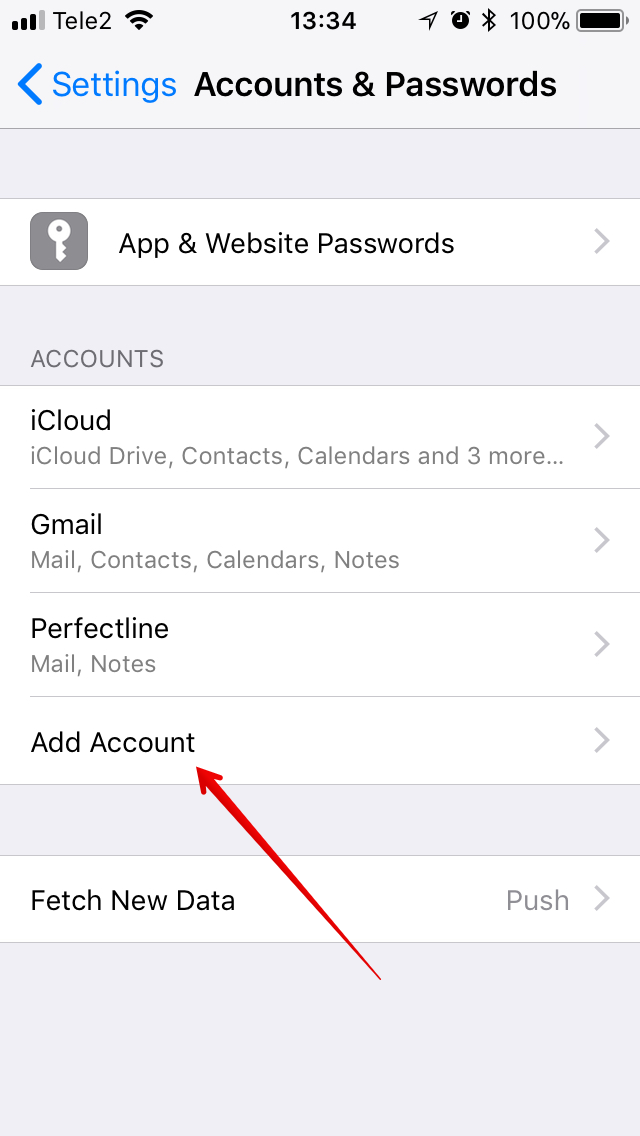 iOS calendar import: step 3